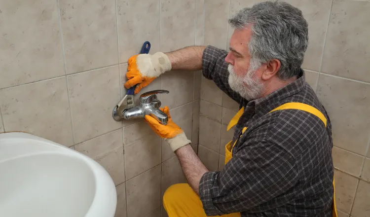 a male plumber technician smiling at the camera from The Leander Plumber - Company in Cedar Park, TX - Cedar Park TX