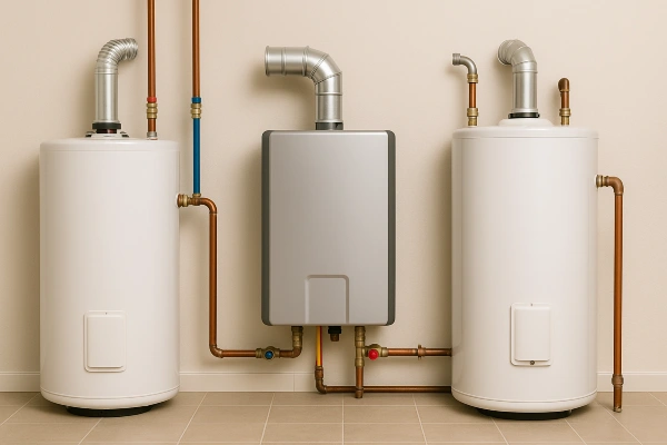 3 water heaters from The Leander Plumber - Company in Leander, TX - plumbing pipes replacement