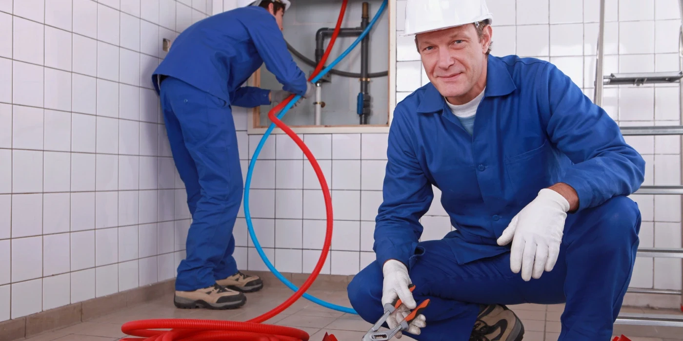 male plumber fixing a bathroom faucet from The Leander Plumber - Company in Leander, TX - residential sewer cleaning male plumber fixing a bathroom faucet from The Leander Plumber - Company in Leander, TX - residential sewer cleaning